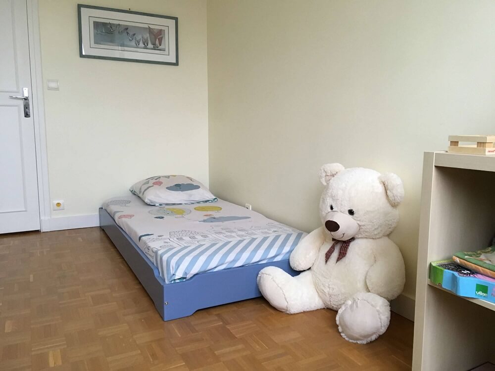 Das Stapelbares Kinderbett Aix Blau