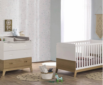 Mini-Babyzimmer Aquitaine mit Wickelfläche