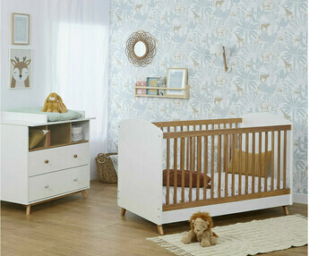 Mitwachsendes Babybett Bonheur Wei