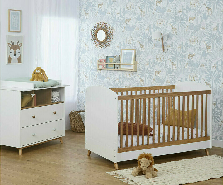 Mitwachsendes Babybett Bonheur Wei