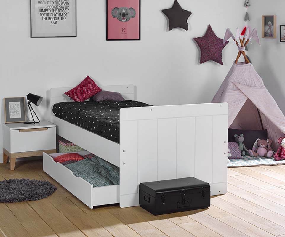 Mitwachsendes Babybett Plume Mit Matratze Für Babyzimmer