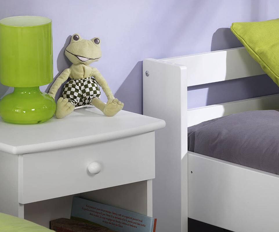 Kinder Halb Hochbett Paris Mit Matratze Für Kinderzimmer