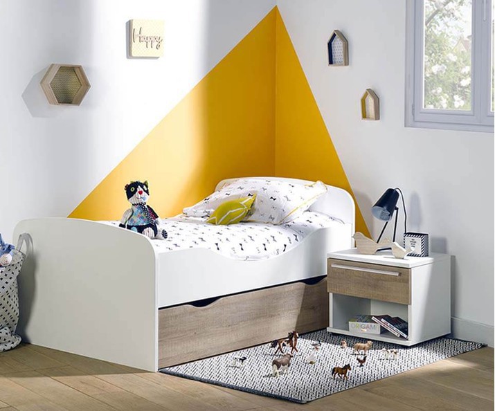 Kinderbett-Schublade 90x140cm für mitwachsendes Kinderbett Oaki