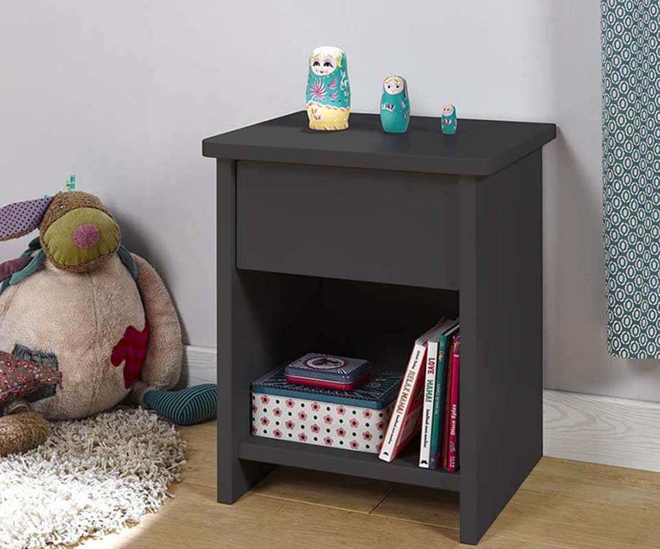 Kinder-Nachttisch Twist mit Schublade für Kinderzimmer